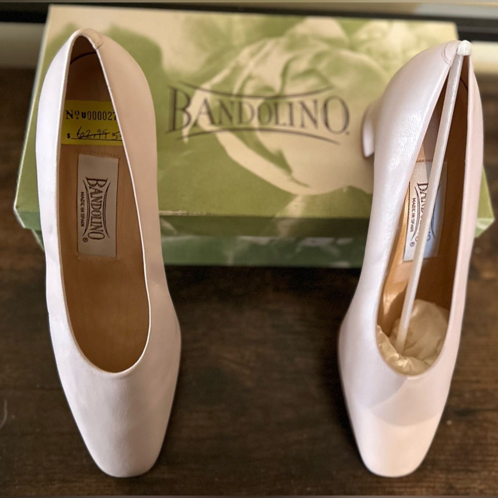Bandolino Giselle pink mist Nappa heels women’s 8
